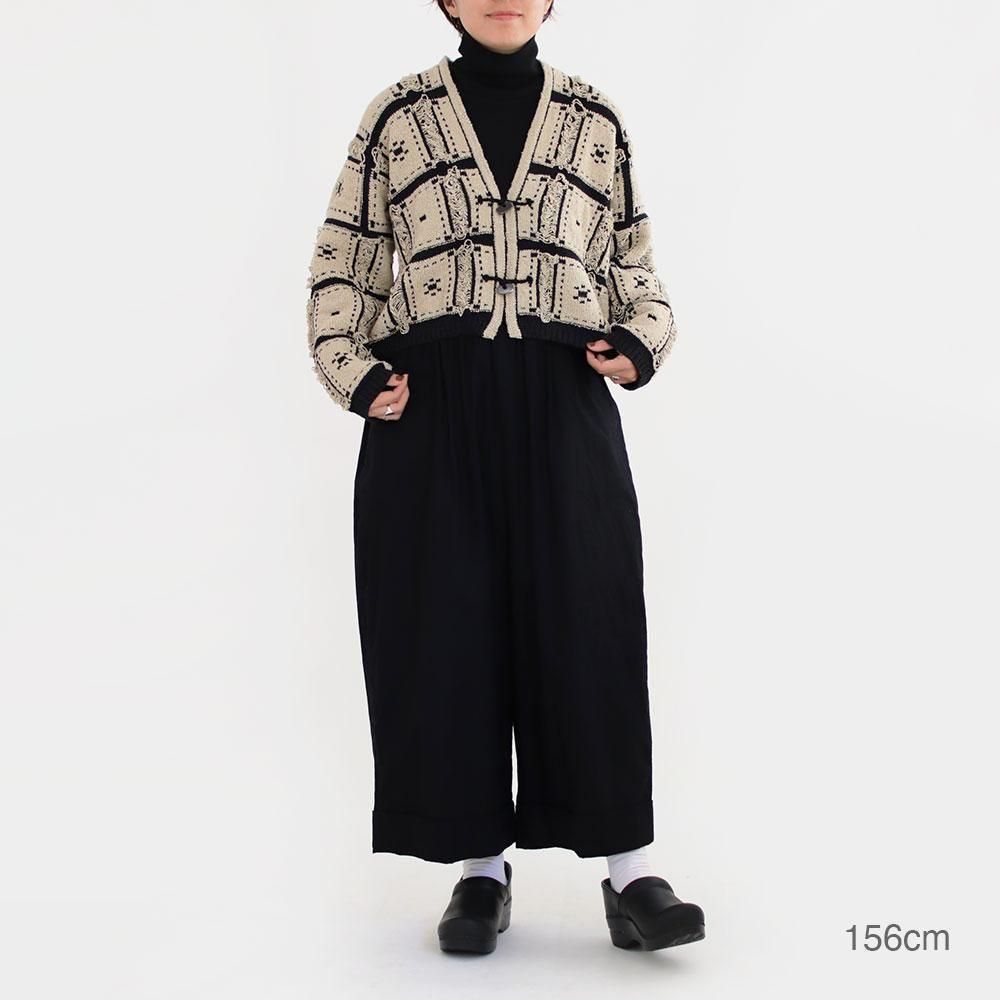 H06323 未使用品 24AW CLUNK ジャガードニット ジャケット：L H06323 未使用品 24AW CLUNK ジャガードニット ジャケット：L