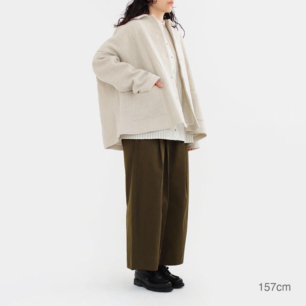 Apuntob | ウールボックスジャケット Natural