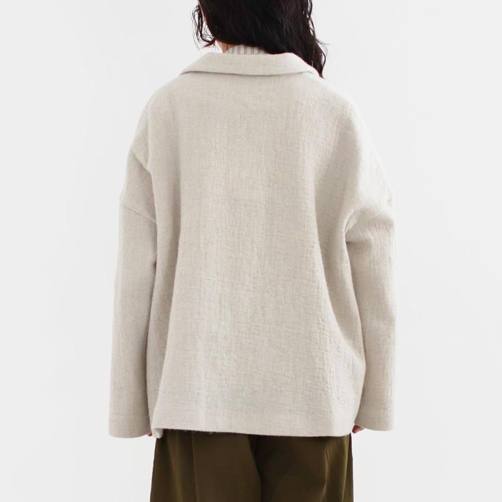 Apuntob | ウールボックスジャケット Natural