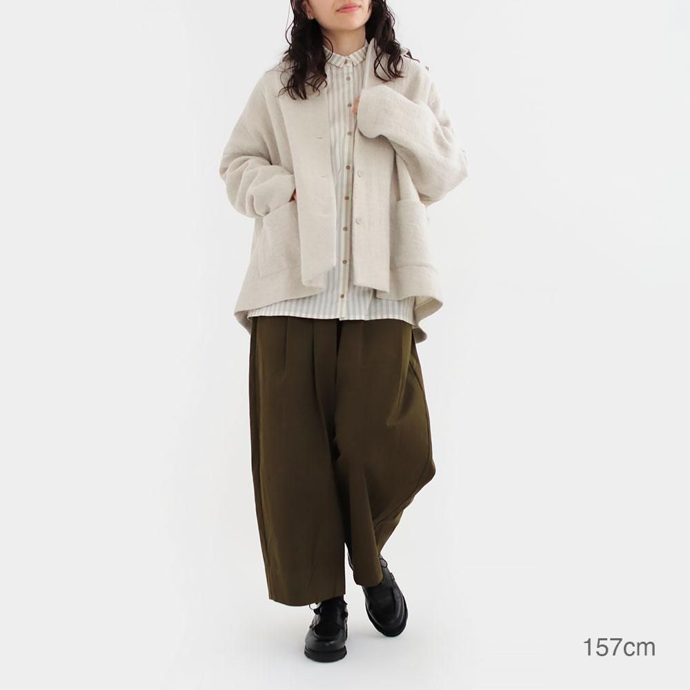 apuntob グレージャケット Apuntob | ウールボックスジャケット Natural