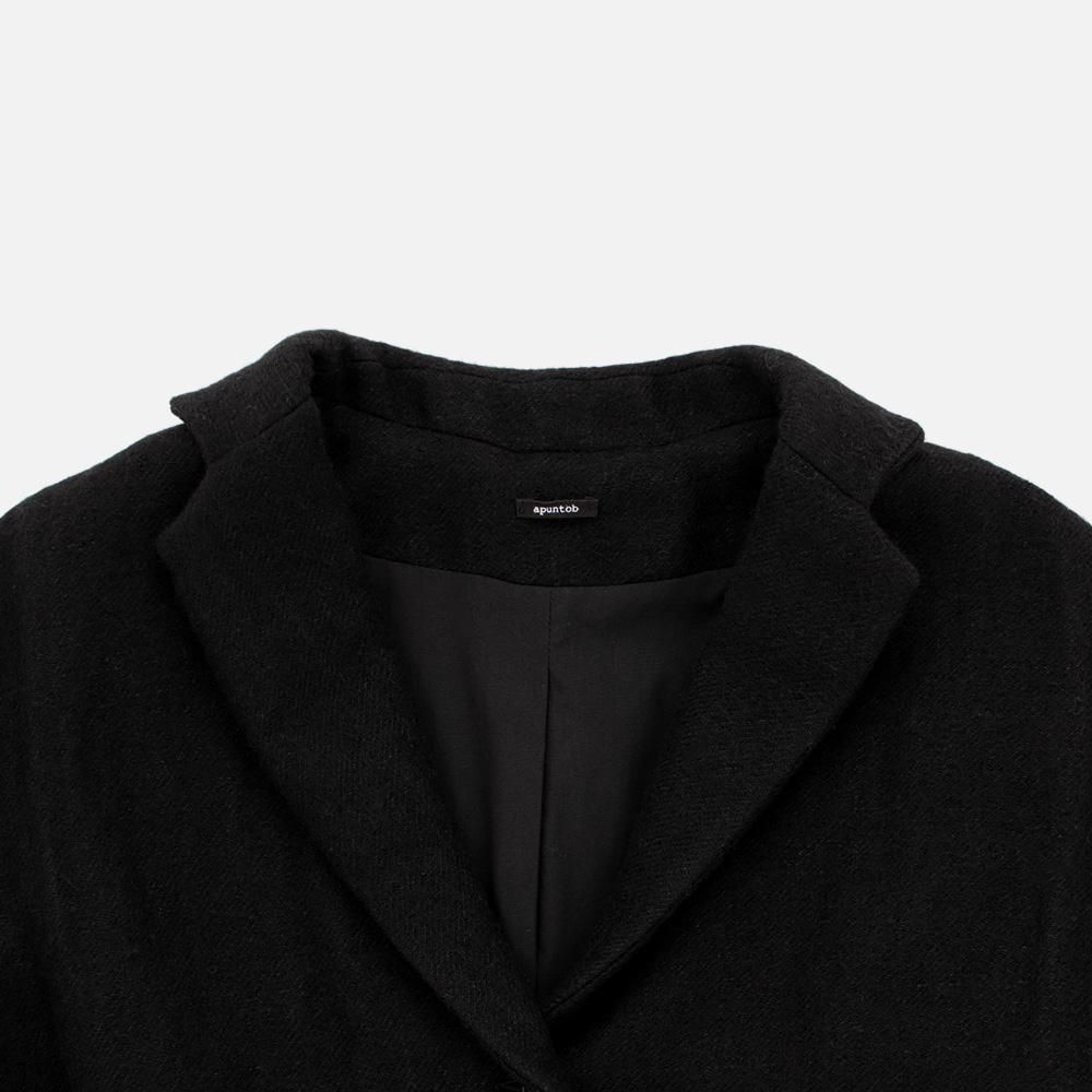 Apuntob | ウールジャケット Black
