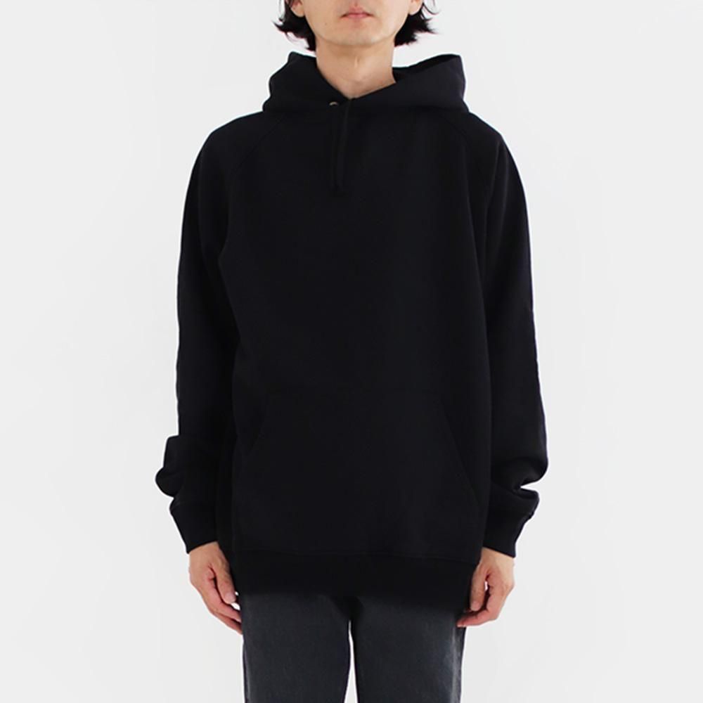 Comoli | コットン裏毛 パーカ Black