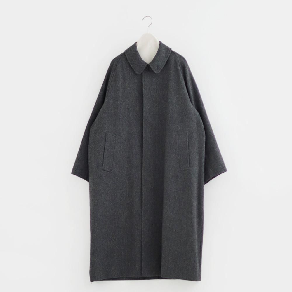 【未使用】アトリエダンタン　ウールリネン ジャンプスーツ (ダークグレー) Atelier d'antan (アトリエ ダンタン) Dillon Wool Linen Jumpsuit / V