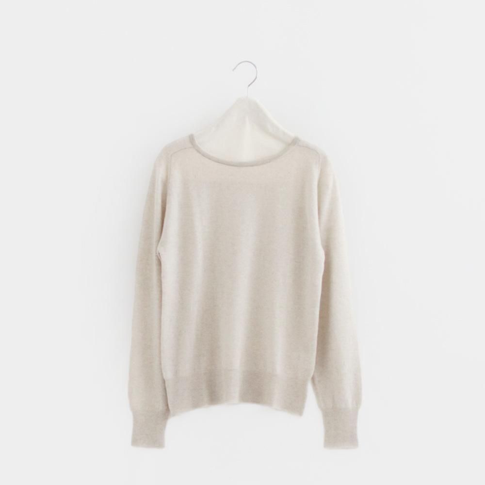 Atelier d'antan | コットンシルクスウェット〈 Dorn 〉Light Grey