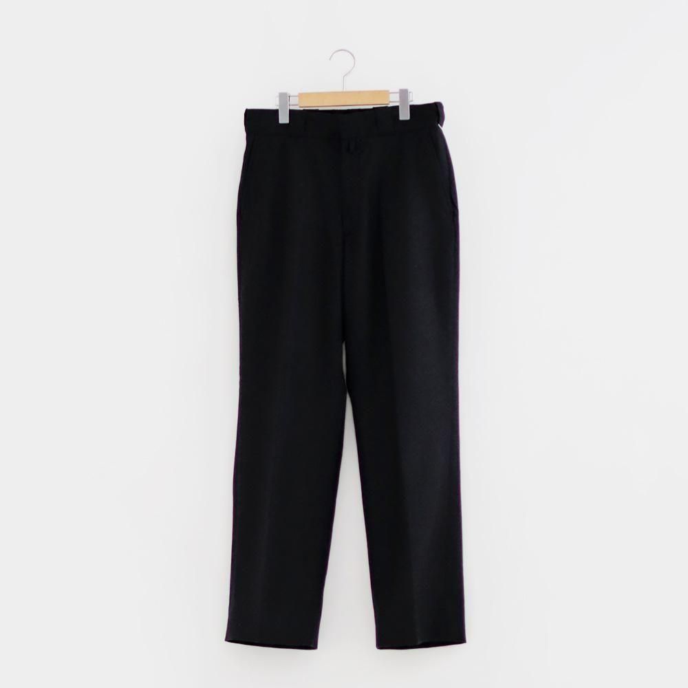 Comoli | ウールフラノ パンツ Dark Grey