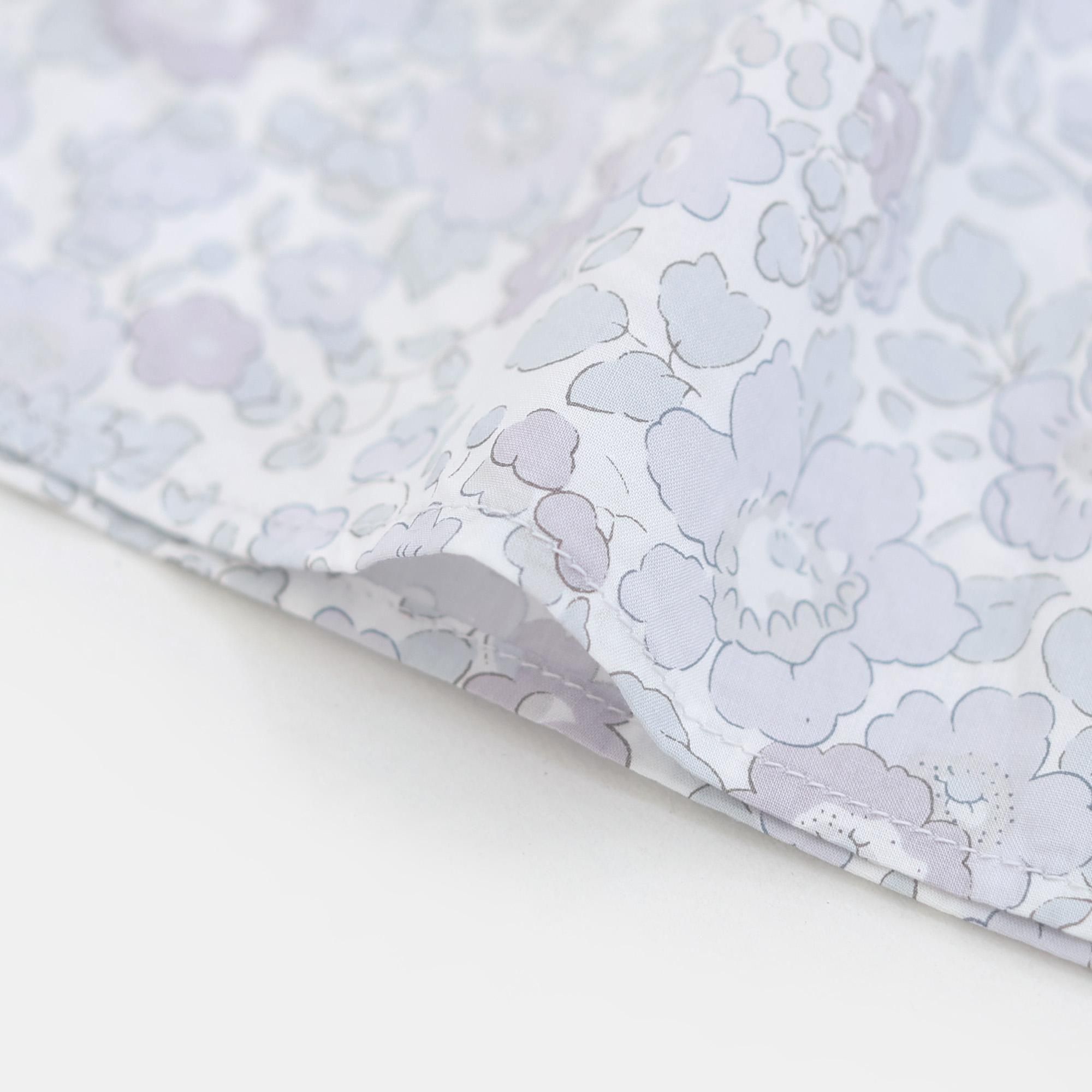 Toujours | リバティフラワースリーブレスロングシャツ Purple