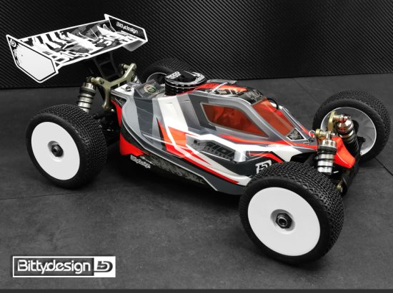 1/8エンジンバギーVISION body for Kyosho MP10 / MP10 TKI2 Pre-cut ...