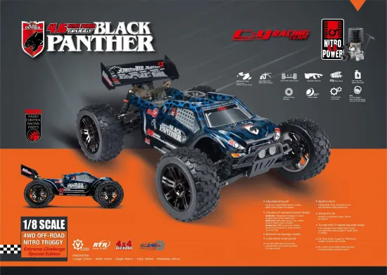 1/8 電動トラックRTR　ブラックパンサー 1/8 電動トラック ブラックパンサー - ラジコンカー専門店