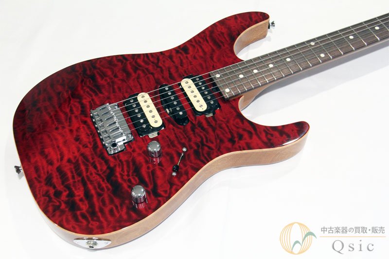 T's Guitars DST-Pro24 Type2 Quilt black cherry 2022年製 【返品OK】[PI974]