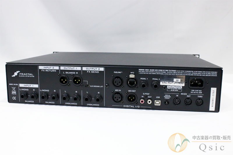 Fractal Audio Systems Axe-Fx II XL [MJ311] 中古楽器の販売 【Qsic】  全国から絶え間なく中古楽器が集まる店