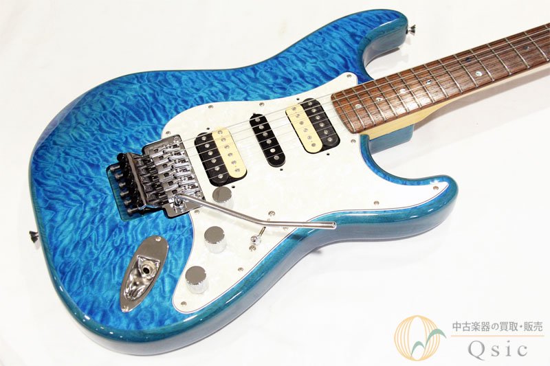 Fender Michiya Haruhata Stratocaster Caribbean Blue Trans 2019年製 【返品OK】[OJ474]