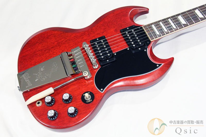 Gibson SG Standard 61 Faded Maestro Vibrola Vintage Cherry Satin