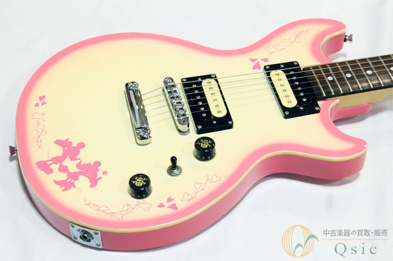 美品】Disney / ディズニーギター エレキギターDEG-2 MP ピンク-