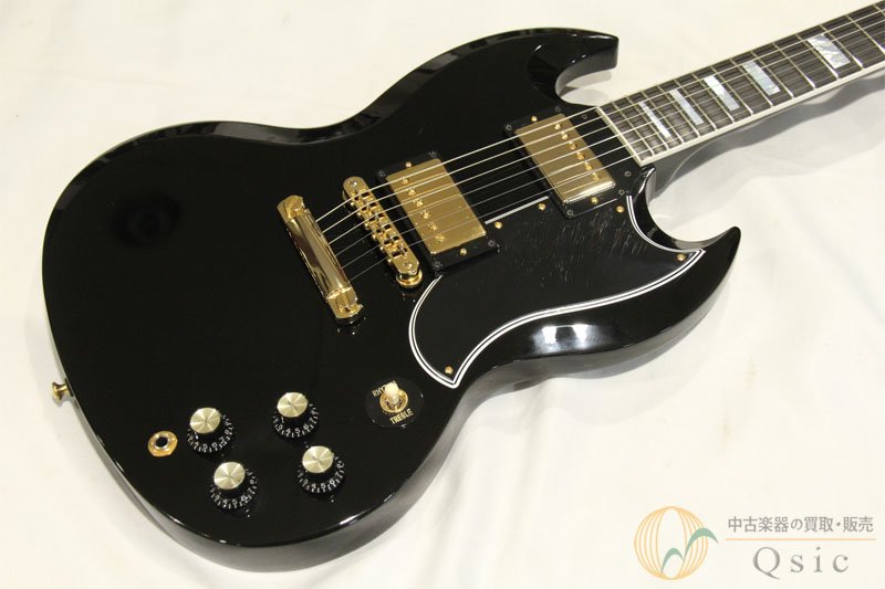 Gibson Custom Shop SG Custom Ebony 2022年製 【返品OK】[QJ756]