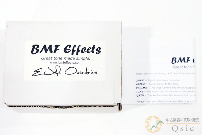 BMF Effects El Jefe Overdrive [SJ567] - 中古楽器の販売 【Qsic