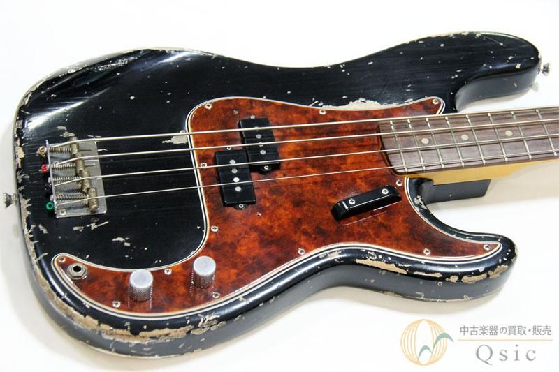 Scoop Creation Works PB-'62 Black Matching Head Heavy Aged OK[UJ096]
