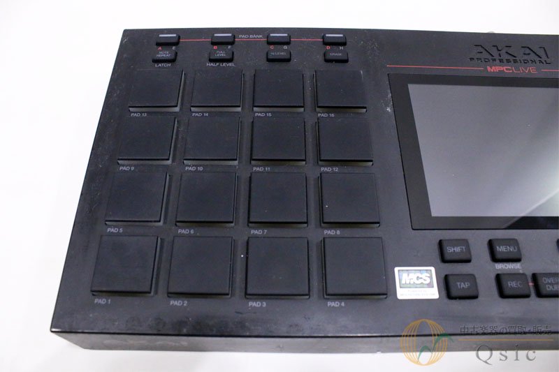 AKAI MPC LIVE [TJ909] - 中古楽器の販売 【Qsic】 全国から絶え間なく