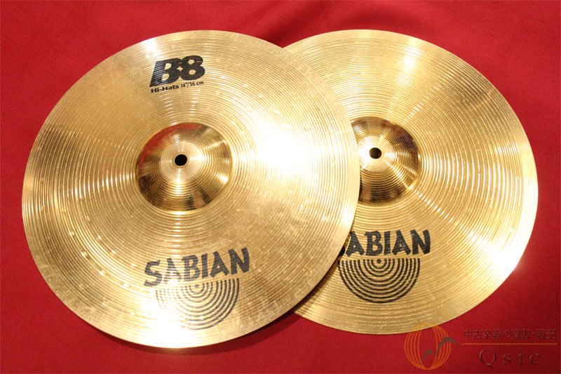 SABIAN B8 Hi-Hat 14inch set [VJ219] - 中古楽器の販売 【Qsic】 全国