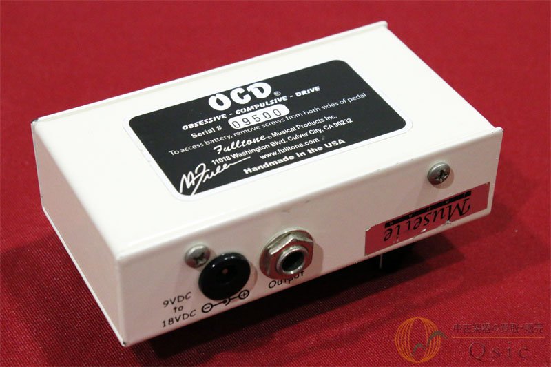 FULLTONE フルトーン OCD Ver1.1 度初期 シリアル３桁 - 楽器、器材