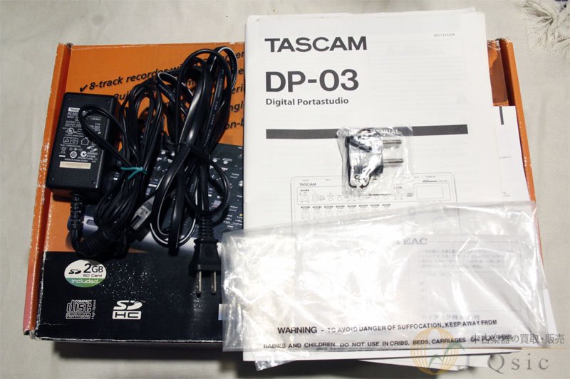 TASCAM DP-03 [XJ696] - 中古楽器の販売 【Qsic】 全国から絶え間なく中古楽器が集まる店