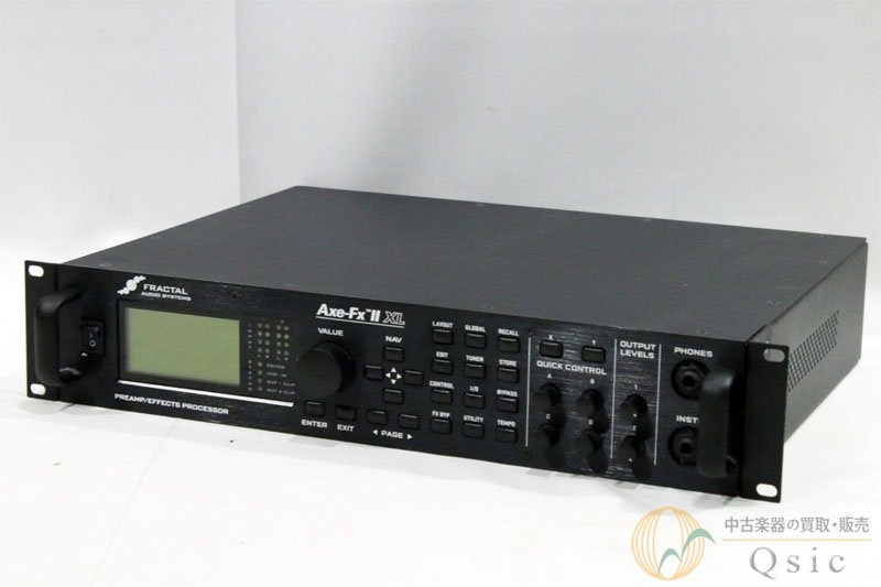 Fractal Audio Systems Axe-Fx II XL [PK302] - 中古楽器の販売 【Qsic】  全国から絶え間なく中古楽器が集まる店