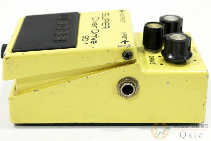 BOSS SD-1 SUPER OverDrive 1982年製 [QK647] - 中古楽器の販売 【Qsic】 全国から絶え間なく中古楽器が集まる店