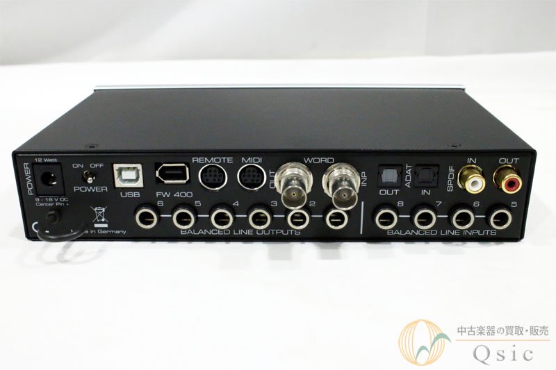 RME Fireface UCX [RK023] - 中古楽器の販売 【Qsic】 全国から絶え間なく中古楽器が集まる店