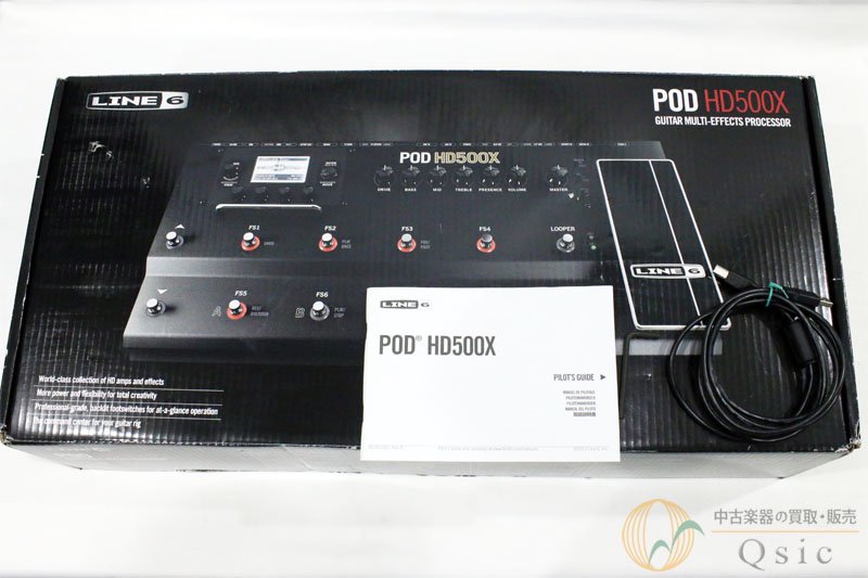 Line6 POD HD500X [PK619] - 中古楽器の販売 【Qsic】 全国から絶え間なく中古楽器が集まる店