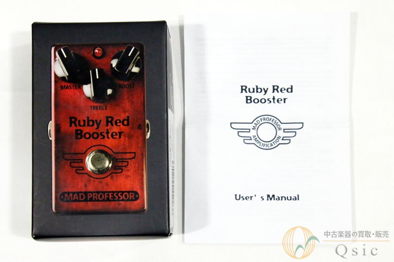 Mad Professor Ruby Red Booster [RK423] - 中古楽器の販売 【Qsic】 全国から絶え間なく中古楽器が集まる店