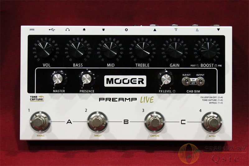 MOOER PREAMP Live [RK814] - 中古楽器の販売 【Qsic】 全国から絶え間なく中古楽器が集まる店