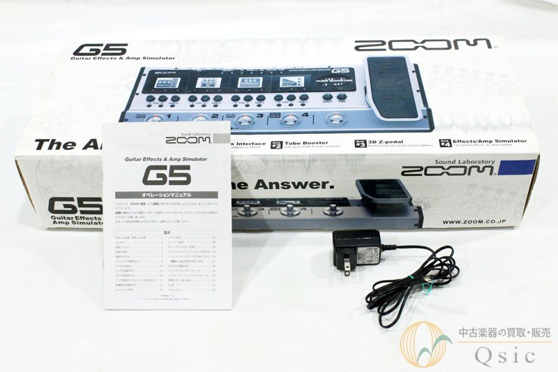 ZOOM G5 [RK556] - 中古楽器の販売 【Qsic】 全国から絶え間なく中古楽器が集まる店