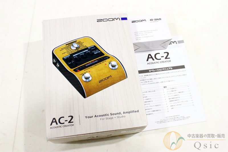 ZOOM AC-2 Acoustic Creator [SK624] - 中古楽器の販売 【Qsic】 全国から絶え間なく中古楽器が集まる店