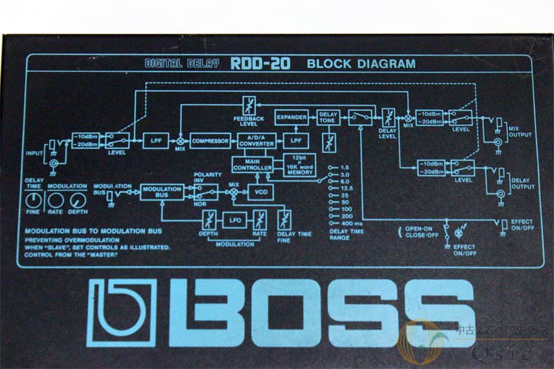 BOSS RDD-20 [TK662] - 中古楽器の販売 【Qsic】 全国から絶え間なく中古楽器が集まる店