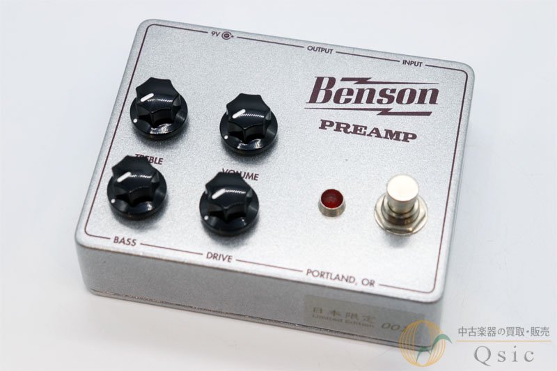 Benson Preamp Pedal 日本限定カラー [UK936] - 中古楽器の販売 【Qsic】 全国から絶え間なく中古楽器が集まる店