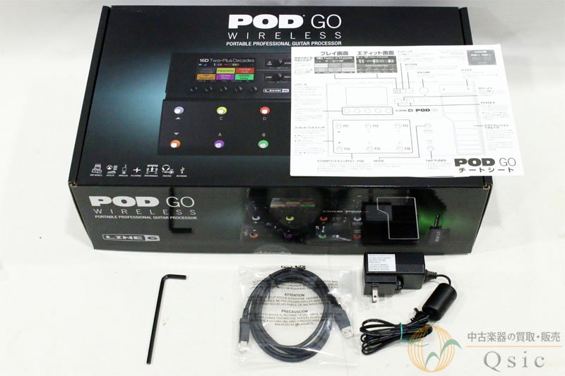 Line6 POD GO Wireless [VK007] - 中古楽器の販売 【Qsic】 全国から絶え間なく中古楽器が集まる店