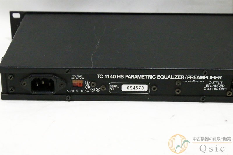 tc electronic TC1140 HS PARAMETRIC EQUALIZER/PREAMP [VK105] - 中古楽器の販売  【Qsic】 全国から絶え間なく中古楽器が集まる店