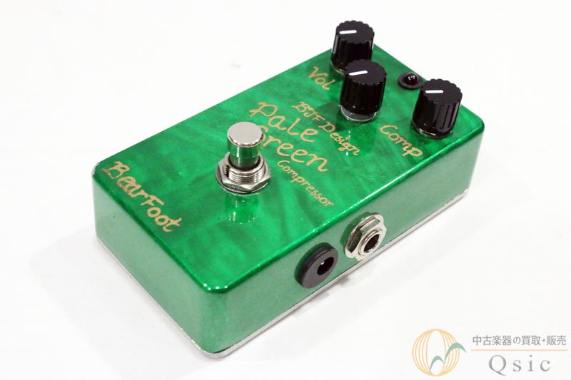 BearFoot Guitar Effects Pale Green Compressor [VK309] - 中古楽器の販売 【Qsic】  全国から絶え間なく中古楽器が集まる店