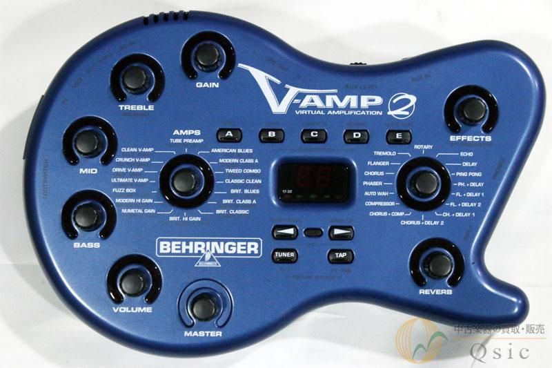 ギター BEHRINGER V-AMP2 Behringer V-AMP2 Guitar Amp Modeler and Multi-Effects V-AMP2
