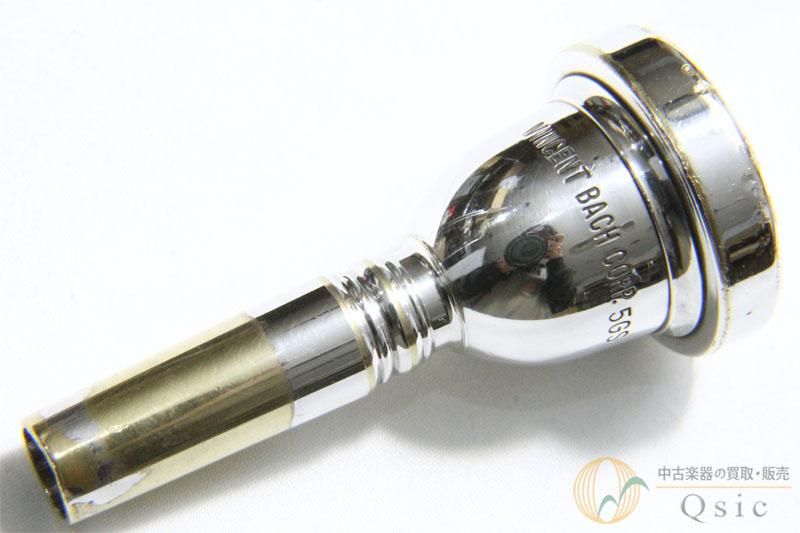 ホットプレート セール 5GS BACH 太管マウスピース（管理番号2） 5GS バック （Bach 管楽器・吹奏楽器