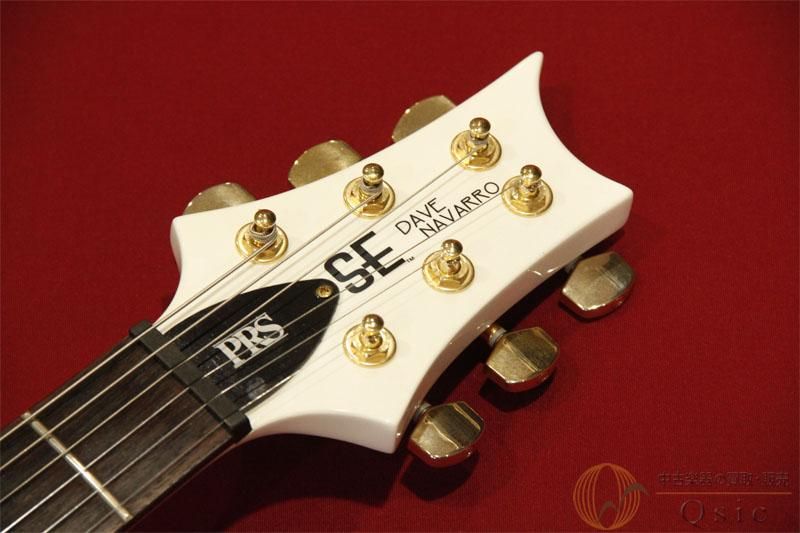ギター Paul Reed Smith(PRS) DAVE NAVARRO SE PRS SE Dave Navarro Signature -Jet White- 【純白× ゴールド