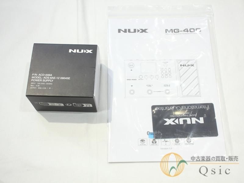 中古備品 NUX MG-400 NUX MG-400 Dual DSP Modeling Guitar and Bass Effect