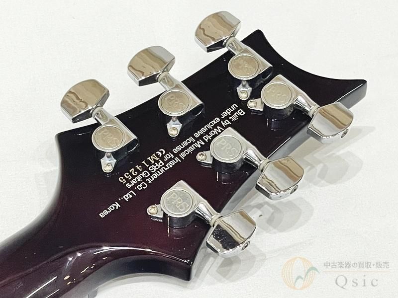 【PRS custom24 2012年製】美品　値下げ中 PRS SE Custom 24-08 Quilt Charcoal Cherry Burst〈057001/Paul