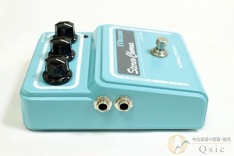 名機★Maxon CS-550 アナログコーラス CHAR使用 Char監修】 MAXON / CS550の特徴と使い方をレビュー。多彩な音