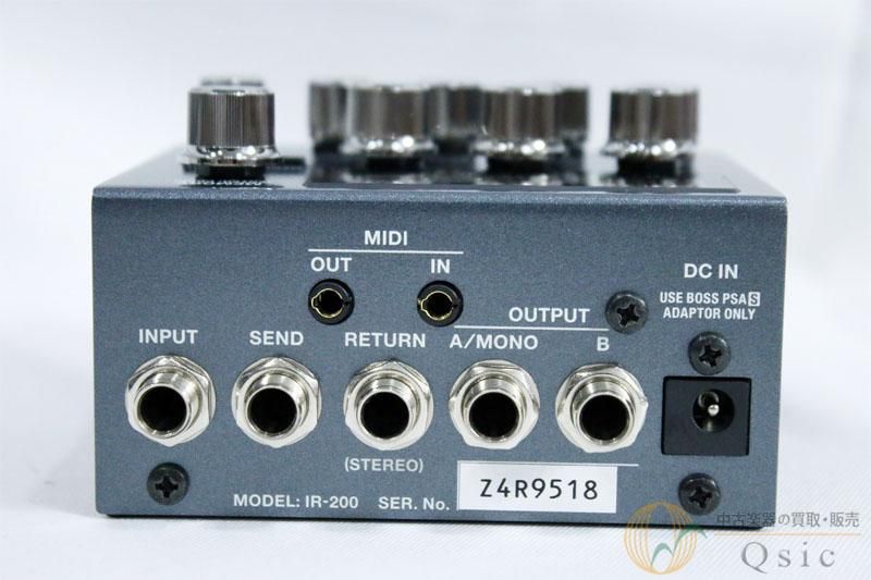 ☆ BOSS IR-200 アンプ／キャビネットシミュレーター 中古美品です BOSSIR-200 AMP&CABINET PROCESSOR【アンプ・キャビネット