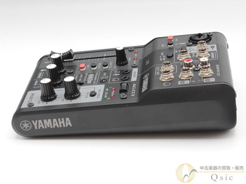 【箱・取説付き・1度のみ使用】YAMAHA AG03 MK2 箱・取説付き・1度のみ使用】YAMAHA AG03 MK2 箱・取説付き・1