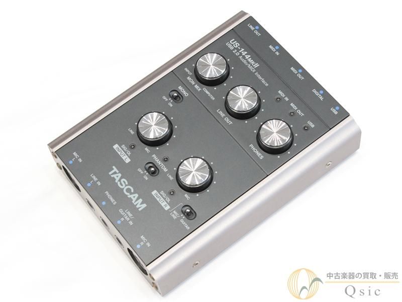 A6152★未使用品　TASCAM オーディオインターフェースUS-144MK2 US-144MKII | USB2．0 オーディオ／MIDI