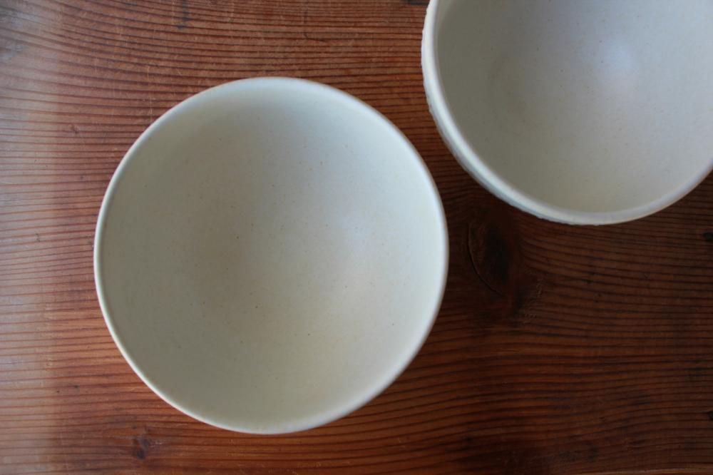 和田由記子さん ホワイト小鉢