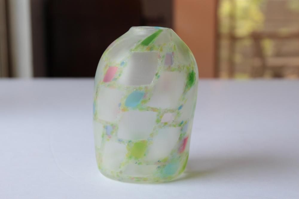 【未使用】saburo /サブロウ　花器　花瓶　サブロウガラス Amazon.co.jp: saburo サブロウ 花器 花瓶 オブジェ 器 ガラス お皿