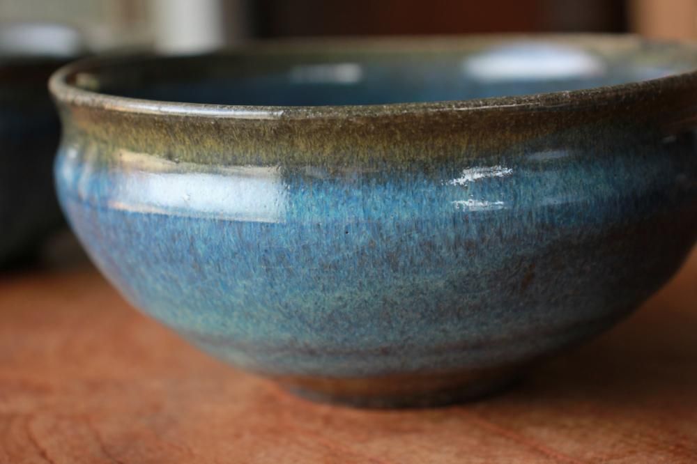 □余宮隆：青藁釉スープマグA（色薄め） - うつわ屋Living&Tableware