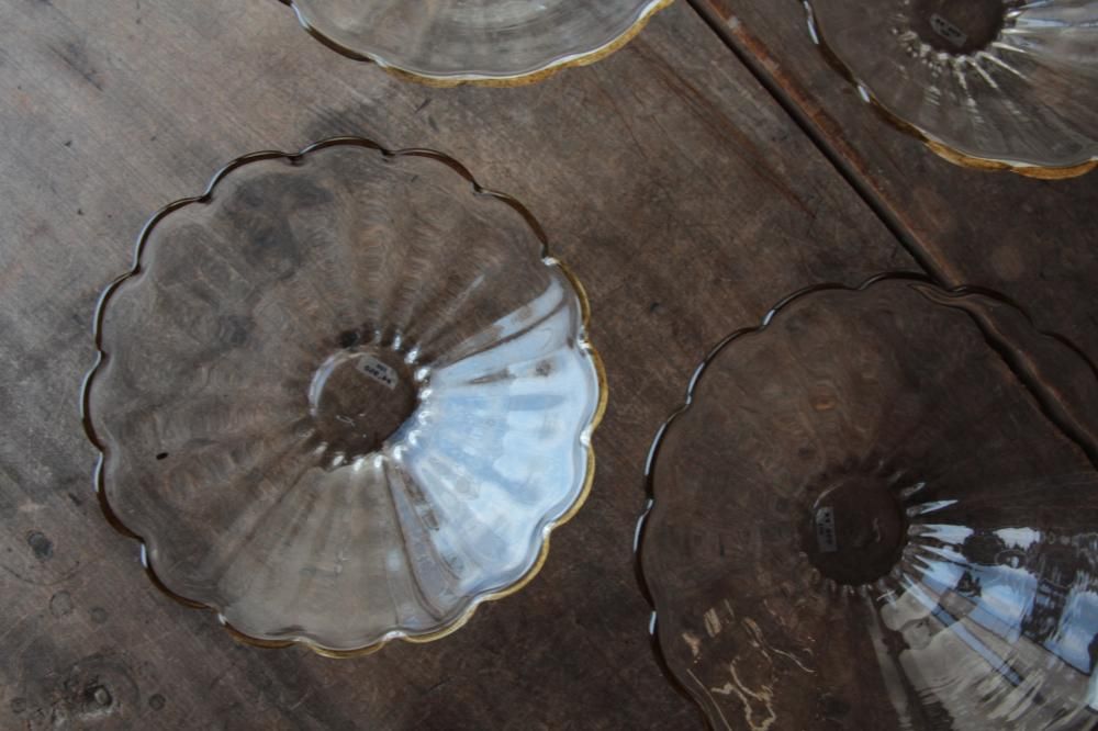 ガラス作家 田井将博 輪花平鉢 2点セット 新品未使用 田井将博 輪花平鉢7寸｜Discover Japan 公式オンラインショップ